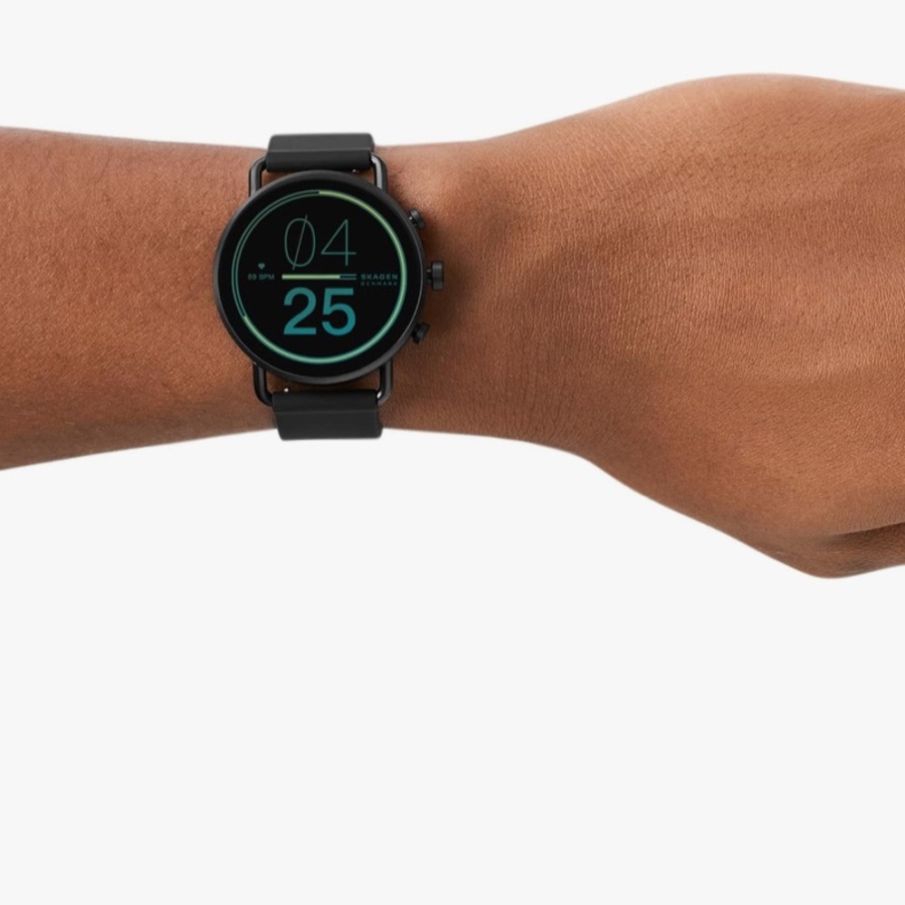 Skagen Connected Falster Gen 6 Black and Leather Touchscreen